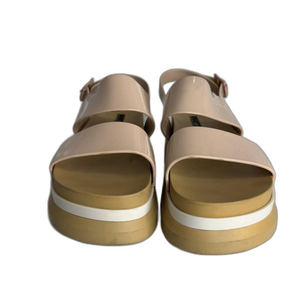 Melissa Sandals Womens Size 10 Blush Pink Platform Flatform Jelly PVC Slingback - Picture 5 of 10